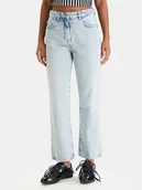 Spodnie damskie - Patrizia Pepe Jeansy 8P0803/D1WZB-CB01 Niebieski Regular Fit - miniaturka - grafika 1