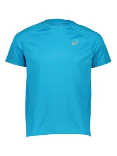 asics Koszulka "Sport run" w kolorze niebieskim - Koszulki sportowe męskie - miniaturka - grafika 1