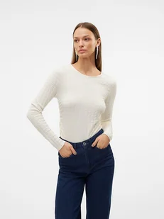 Vero Moda Bluzka w kolorze kremowym - Bluzki damskie - miniaturka - grafika 1