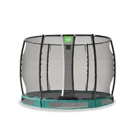 Trampoliny - Exit Trampolina naziemna Allure Premium ø305cm zielona - miniaturka - grafika 1