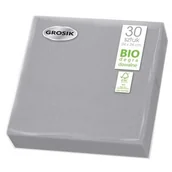 Ściereczki, gąbki, czyściki - Grosik Serwetki A30 Szare 24X24 0464 - miniaturka - grafika 1