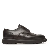 Półbuty męskie - Półbuty Polo Ralph Lauren 811974129003 Brązowy - miniaturka - grafika 1