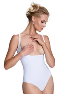 Bielizna nocna - Body damskie modelujące pod biust Vincenta Eldar białe  S - miniaturka - grafika 1