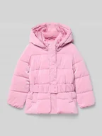 Kurtki i płaszcze dla dziewczynek - Kurtka pikowana o kroju regular fit z odpinanym kapturem model ‘ELISE’ - miniaturka - grafika 1
