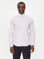 Koszule męskie - Calvin Klein Koszula K10K114298 Fioletowy Slim Fit - miniaturka - grafika 1