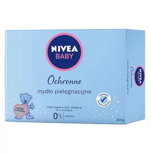 Nivea Polska Sp. zo.o. BABY Delikatne Mydło w kostce pielęgnujące - 100g 7025431 - Kosmetyki kąpielowe dla dzieci - miniaturka - grafika 1