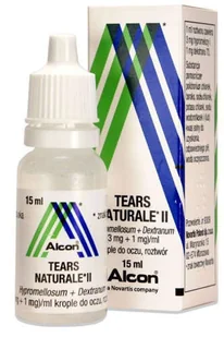 Alcon Tears Naturale II 15 ml - Krople do oczu Alcon Tears Naturale II 15 ml - Krople do oczu - miniaturka - grafika 1