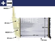 Układ chłodzenia - akcesoria - Chłodnica, układ chłodzenia silnika Mahle CR 351 000S - miniaturka - grafika 1