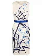 Etui na dokumenty i karty - ApartFashion Damska sukienka etui, kremowo-niebieska, normalna, kremowo-niebieski, 46 - miniaturka - grafika 1