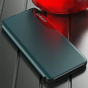 Eco Leather View Case elegancki futerał etui z klapką i funkcją podstawki Samsung Galaxy A12 / Galaxy M12 czerwony - Etui i futerały do telefonów - miniaturka - grafika 11