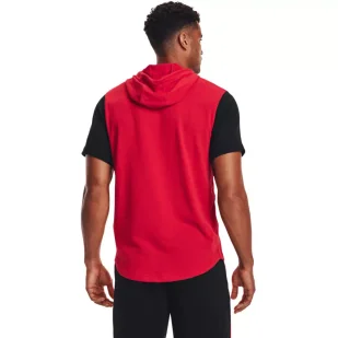 Koszulka męska Under Armour Rival Terry CB SS Hoodie - Koszulki sportowe męskie - miniaturka - grafika 2