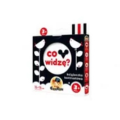 Zabawki interaktywne dla dzieci - CZUCZU książeczka kontrastowa co widzę 6m + - miniaturka - grafika 1