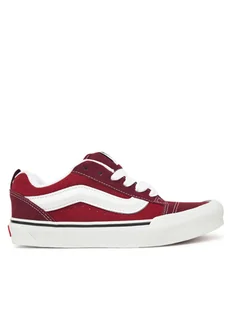 Vans Tenisówki Knu Skool VN000D22BRD1 Bordowy - Trampki damskie - miniaturka - grafika 1