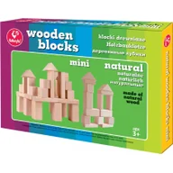 Klocki - KLOCKI DREWNIANE MINI NATURALNE - miniaturka - grafika 1