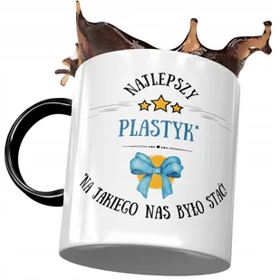 Kubek Czarny Dla Plastyka Najlepszy Plastyk Kubek z Nadrukiem ze Zdjęciem + Opakowanie na prezent (wzór 02) - Kubki Kubek Czarny Dla Plastyka Najlepszy Plastyk Kubek z Nadrukiem ze Zdjęciem + Opakowanie na prezent (wzór 02) - Kubki - miniaturka - grafika 1