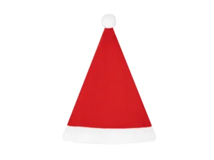 Czapka Mikołaja gładka dla dzieci - 1 szt. - Pozostałe akcesoria świąteczne - miniaturka - grafika 1
