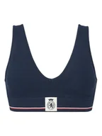 Biustonosze - Tommy Hilfiger Biustonosz top UW0UW06062 Granatowy - miniaturka - grafika 1