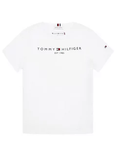 Koszulki dla chłopców - Tommy Hilfiger T-Shirt Essential KS0KS00210 Biały Regular Fit - grafika 1