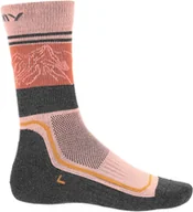 Buty trekkingowe damskie - Skarpety trekkingowe damskie Viking Boosocks Heavy Bamboo Lady bambusowe różowe(920/25/7260/4606) - miniaturka - grafika 1