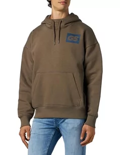 G-STAR RAW Męska bluza Gs Raw Back Gr HDD Loose Sw Hooded, Brązowy (Turf D23482-d425-273), XS - Bluzy męskie - miniaturka - grafika 1