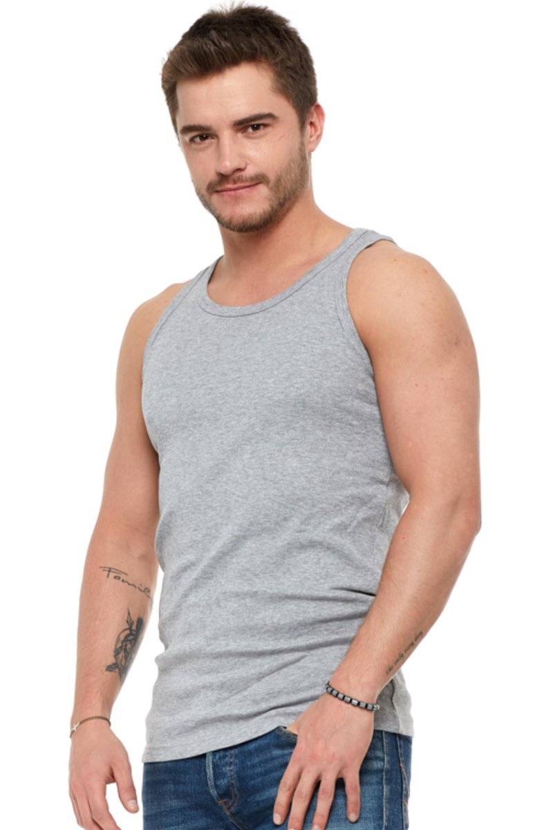 Podkoszulka Koszulka Męska 100% Bawełna Moraj Xl Grey