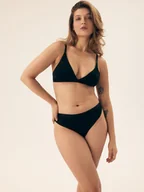 Majtki damskie - Majtki stringi Lacteem Bloovii czarny S - miniaturka - grafika 1