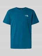 Koszulki męskie - T-shirt z logo i okrągłym dekoltem - miniaturka - grafika 1