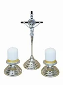Dewocjonalia - Komplet kolędowy metalowy z aureolą - miniaturka - grafika 1