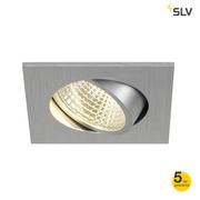 Lampy sufitowe - Spotline New Tria LED Aluminium szczotkowane kwadrat (113966) - miniaturka - grafika 1