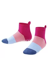 Kapcie damskie - FALKE Uniseks - dzieci Kapcie Colour Block K HP Bawełna z wypustkami na podeszwie 1 Para, Różowy (Gloss 8550), 31-34 (7-9 lata) - miniaturka - grafika 1