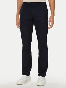 Tommy Hilfiger Chinosy Denton MW0MW33915 Granatowy Straight Fit - Spodnie męskie - miniaturka - grafika 1