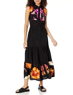 Desigual Sukienka damska, czarny, S - Sukienki - miniaturka - grafika 1