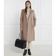 Płaszcze damskie - Calvin Klein Wełniany płaszcz | z dodatkiem kaszmiru - miniaturka - grafika 1