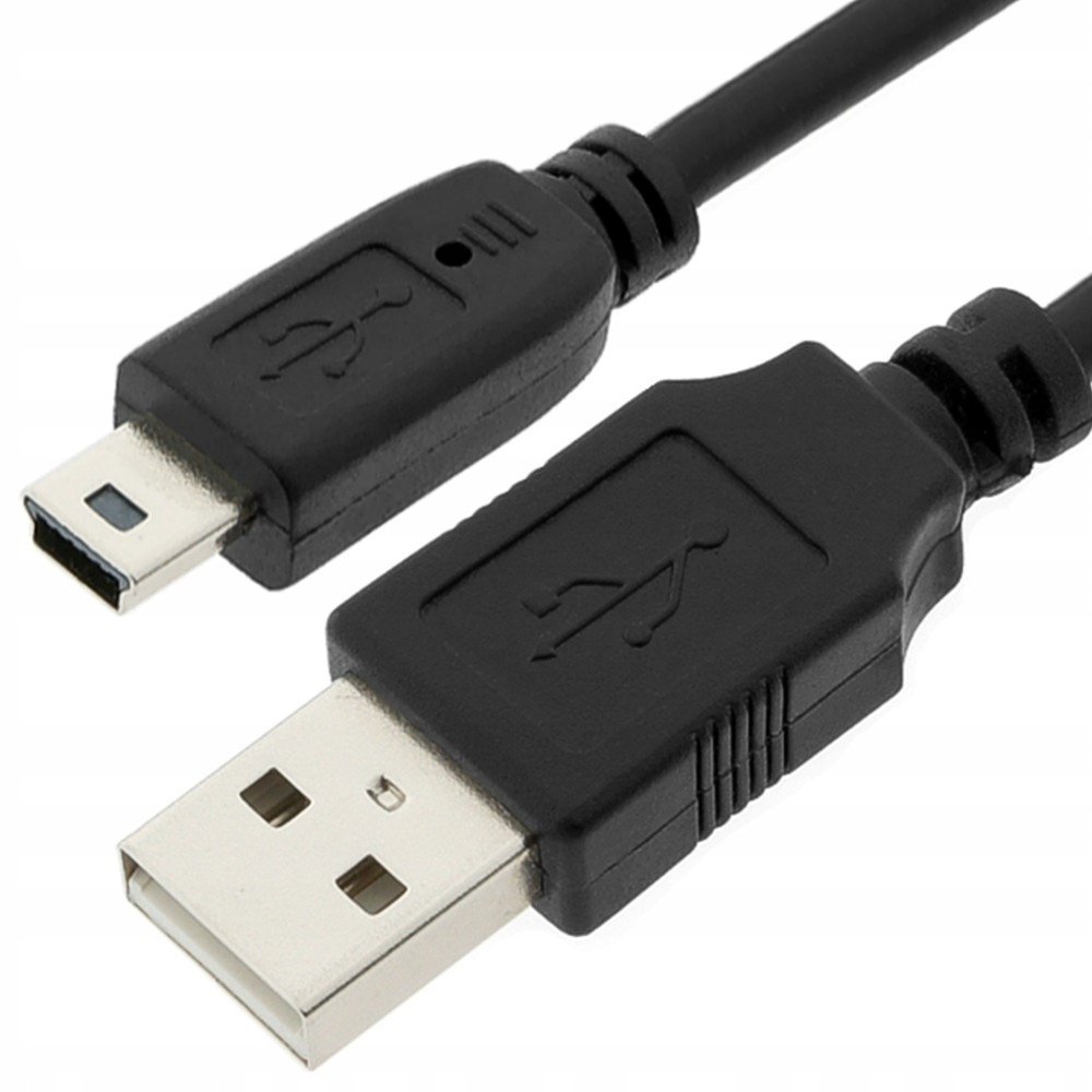 KABEL ŁADUJĄCY MINI USB DO NAWIGACJI APARATU KAMERY MOCNY SZYBKI 1M 100CM