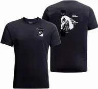 Koszulki męskie - Jack Wolfskin Koszulka Męska Termoaktywna T-shirt Oddychający W Góry - L - miniaturka - grafika 1