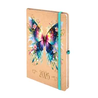 Kalendarze - Kalendarz 2026 Kraft A5 TNS Motyl - miniaturka - grafika 1