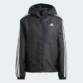 Kurtki damskie - Kurtka Essentials 3-Stripes Insulated Hooded - Adidas - miniaturka - grafika 1
