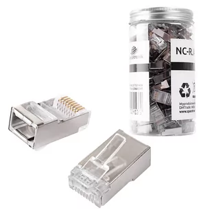 Wtyk RJ45 kat. 5e Ftp NC-RJ455FT-0 100szt - Wtyczki i adaptery - miniaturka - grafika 6