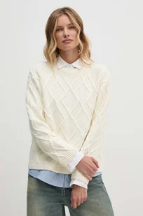 Gant sweter damski kolor beżowy  4805252 - Swetry damskie - miniaturka - grafika 1