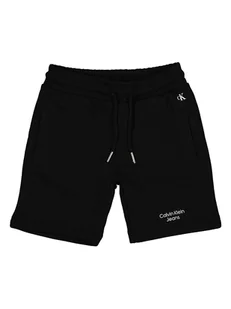 Calvin Klein Szorty w kolorze czarnym - Spodenki damskie - miniaturka - grafika 1