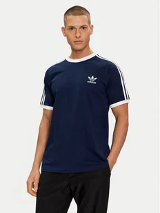 adidas T-Shirt Adicolor Classics 3-Stripes T-Shirt IA4850 Niebieski Slim Fit - Koszulki męskie - miniaturka - grafika 1