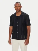 Koszule męskie - Baldessarini Koszula B4 10058.5266 Czarny Regular Fit - miniaturka - grafika 1