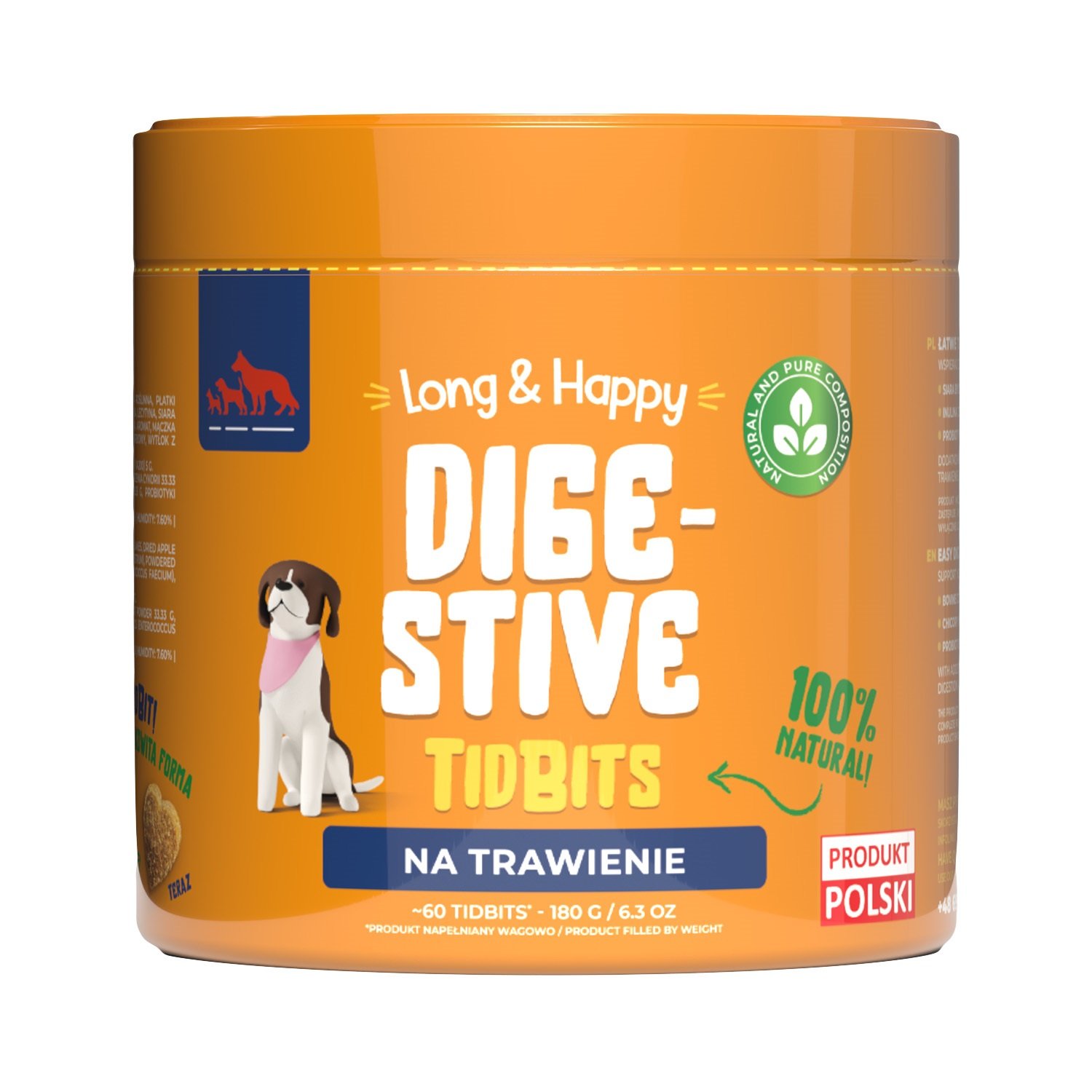 Long & Happy Digestive Preparat Na Wsparcie Układu Trawiennego Psa