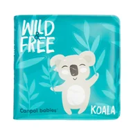 Zabawki do kąpieli - Canpol Babies, miękka książeczka kąpielowa z piszczkiem, Wild Animals - miniaturka - grafika 1