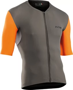 Northwave Extreme Short Sleeve Jersey Men, oliwkowy/pomarańczowy S 2021 Koszulki kolarskie - Koszulki rowerowe - miniaturka - grafika 1