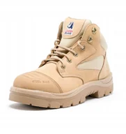 Botki męskie - Buty Steel Blue Parkes Zip Scuff S3 - miniaturka - grafika 1