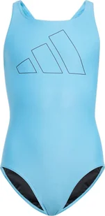 Kostium Kąpielowy Dla Dziewczynki Adidas Performance Big Bars Jasno r 140cm - Stroje kąpielowe - miniaturka - grafika 1