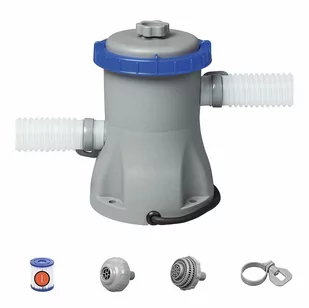 Bestway Pompa z filtrem #58093 1,249l/hr 58381 - Akcesoria do basenów - miniaturka - grafika 1