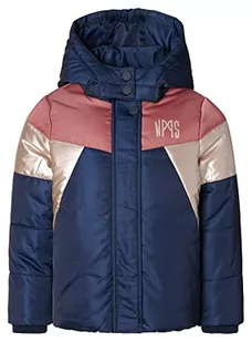 Noppies Kids Dziewczęca kurtka zimowa Nijega, Black Iris - P554, 110 cm - Kurtki i płaszcze dla dziewczynek - miniaturka - grafika 1