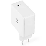 Ładowarki do telefonów - Ładowarka sieciowa Nedis GaN, 1×USB-C, 100W (WCGPD100W100WT) Biała - miniaturka - grafika 1